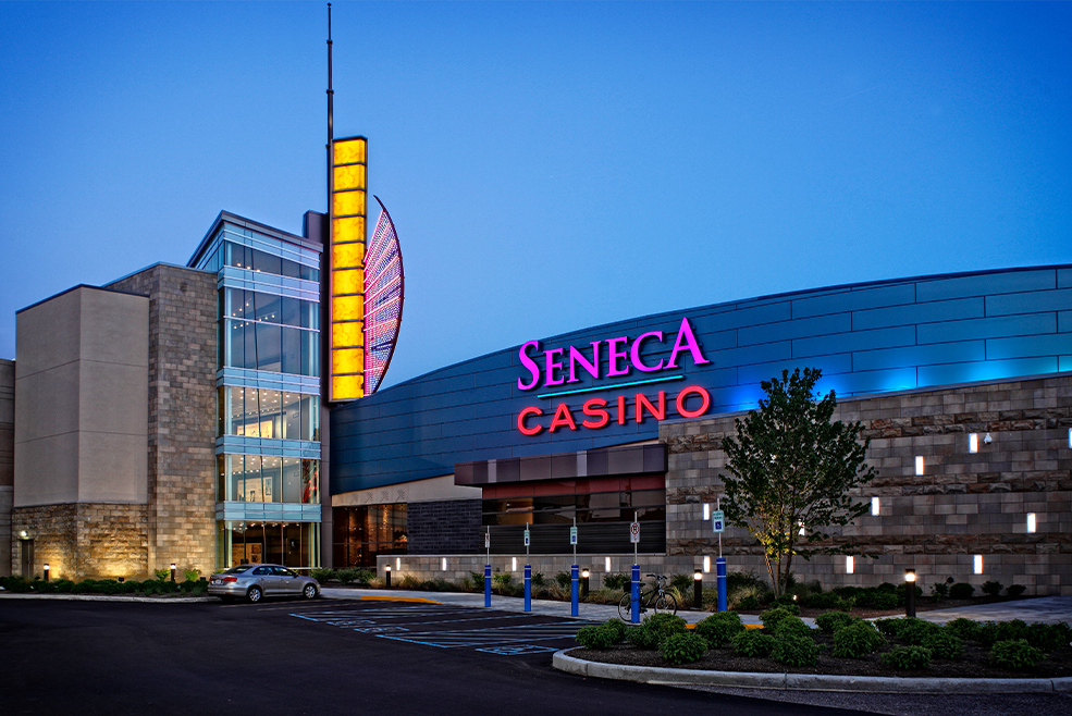 Exterior image of the Buffalo Creek Casino.